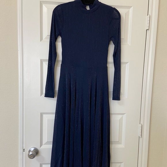 SHEIN Midi Dress in Navy Blue Size M - Picture 1 of 8
